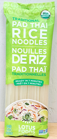 Pad Thai Rice Noodles - Traditional (Lotus Foods)
